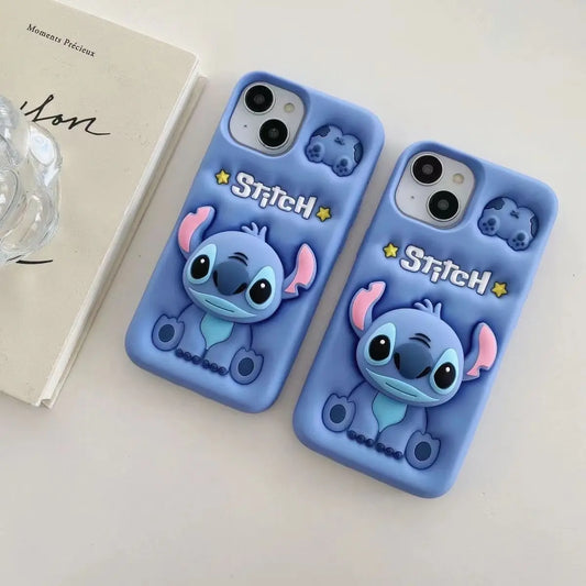 Stitch Tutacaklı Telefon Kılıfı – Yumuşak Silikon