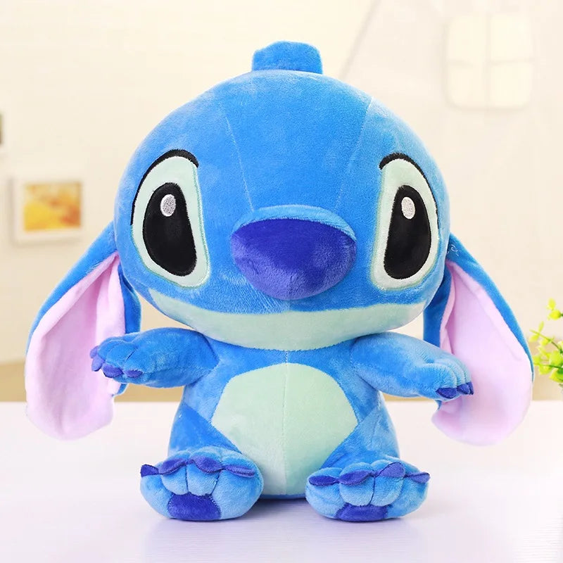35–65cm Disney Aoger Lilo & Stitch Angel Peluş Oyuncak – Kawaii Yastık, Sevimli Hediye Serisi