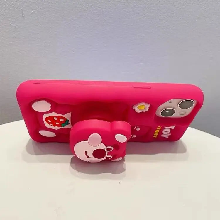 Stitch Tutacaklı Telefon Kılıfı – Yumuşak Silikon