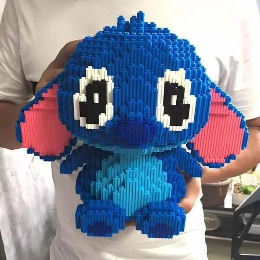 Disney Stitch Dev Yapı Bloğu – Masa Üstü Dekor ve Puzzle Oyuncağı