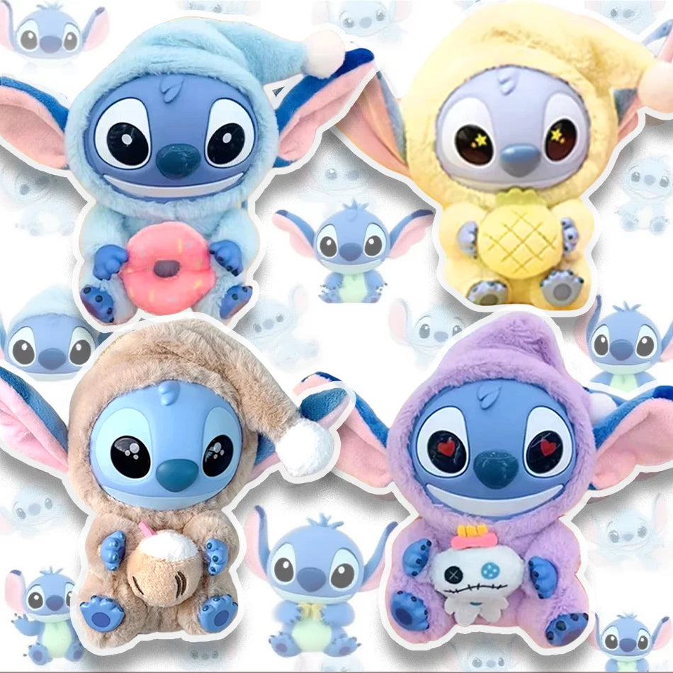 Stitch Foodie Mini Figür – 13 cm Kawaii Koleksiyon