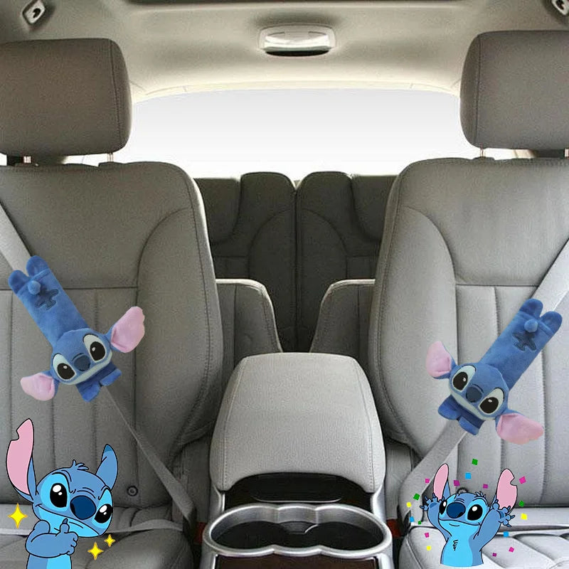 Stitch Peluş Emniyet Kemeri Kılıfı