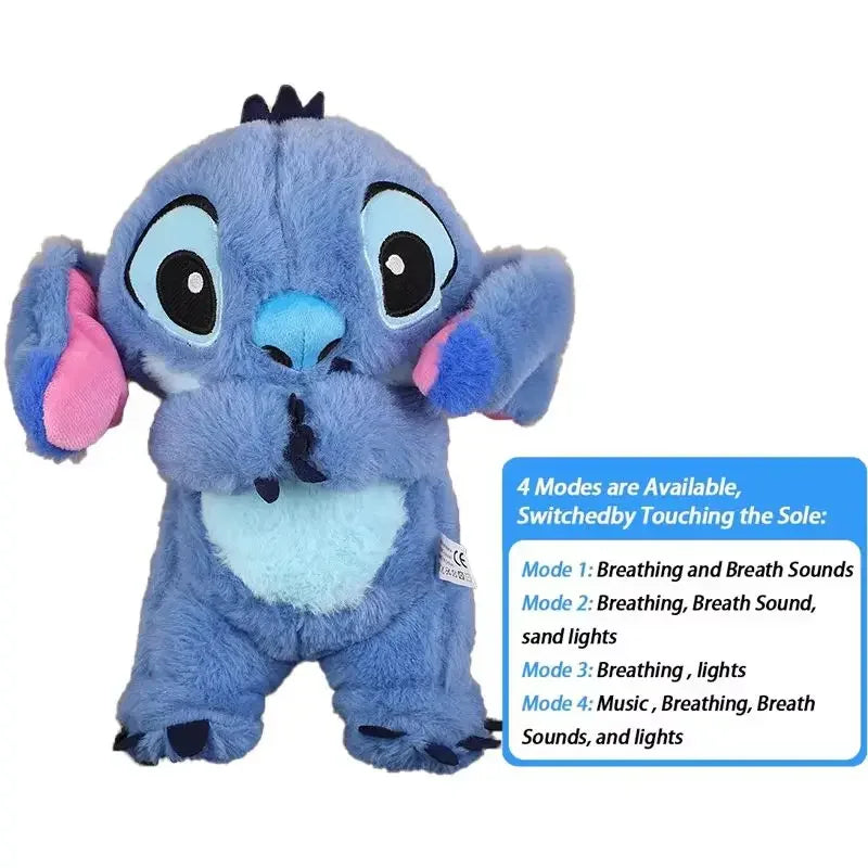 Işıklı Müzikli Stitch Peluş Oyuncak – Uyku Arkadaşı