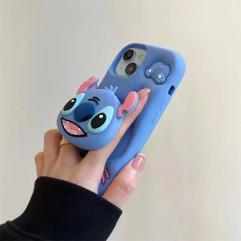 Stitch Tutacaklı Telefon Kılıfı – Yumuşak Silikon