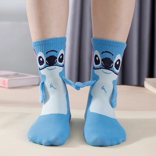 Stitch Manyetik El Ele Çorap
