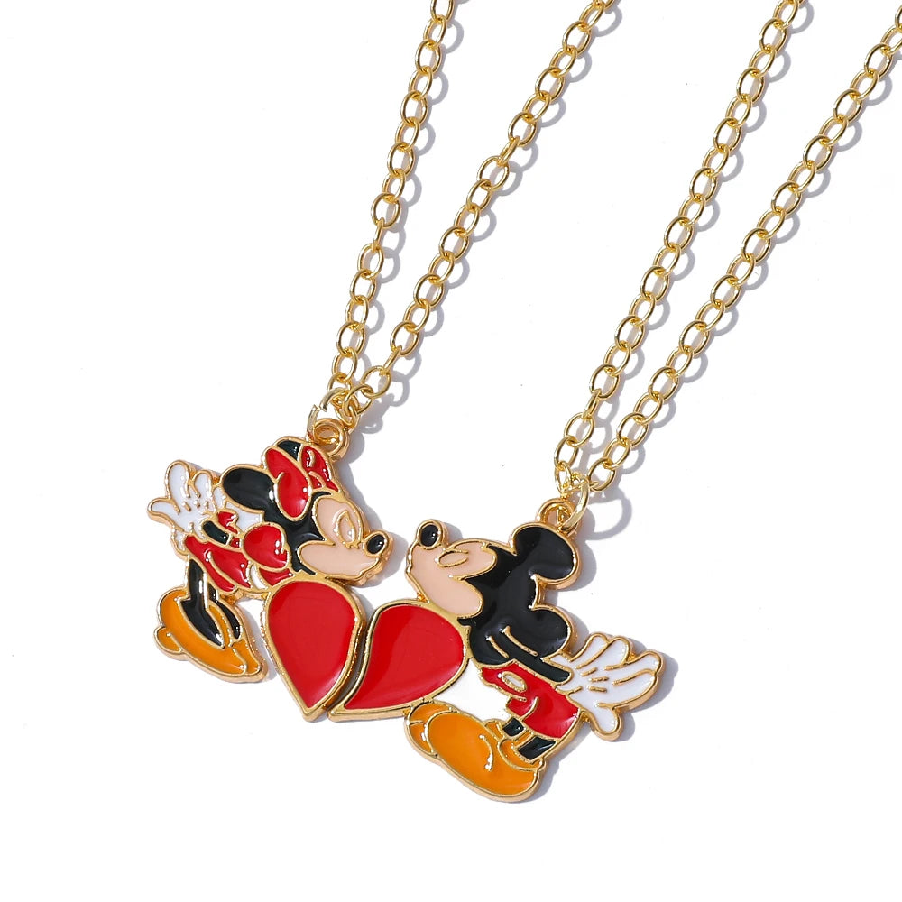 Stitch & Angel Kalp Sevgili Kolyesi