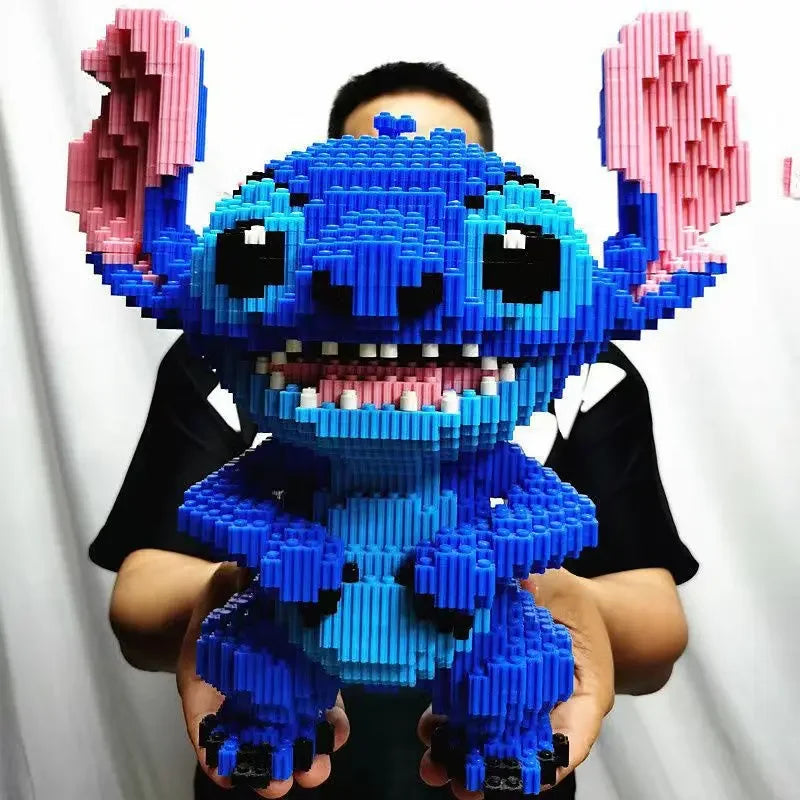 Disney Stitch Dev Yapı Bloğu – Masa Üstü Dekor ve Puzzle Oyuncağı