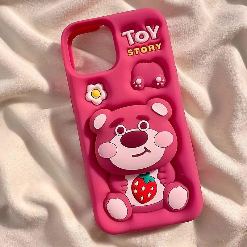 Stitch Tutacaklı Telefon Kılıfı – Yumuşak Silikon