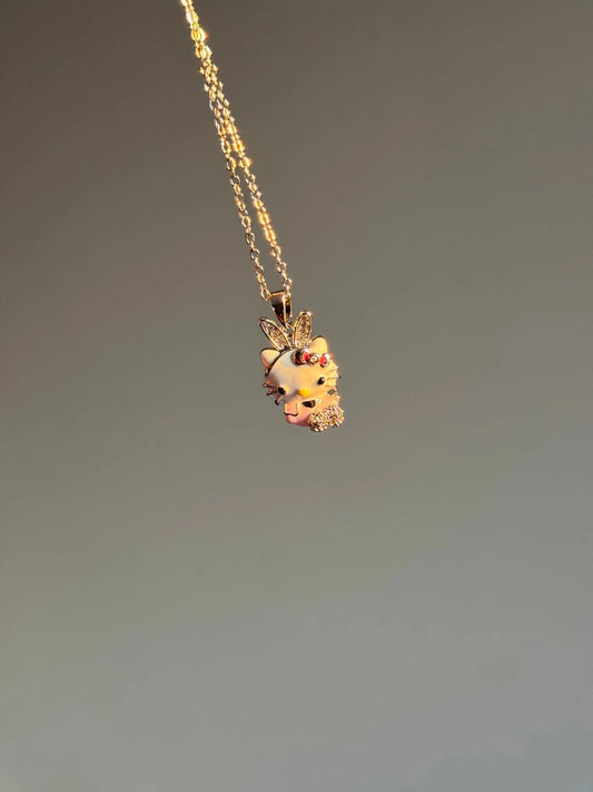 Hello Kitty Kolye Gümüş